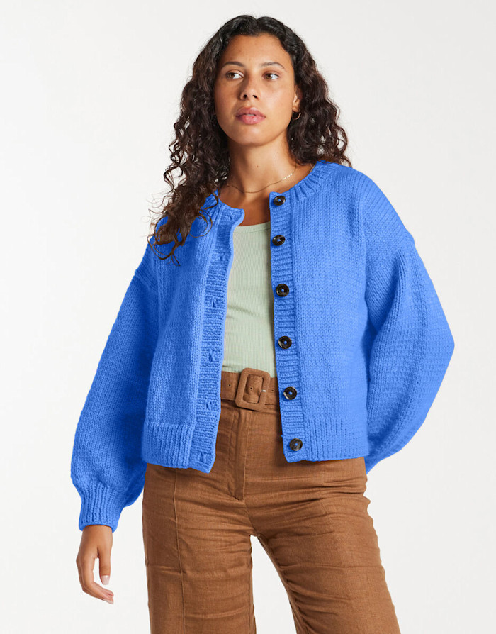 Good-For-You-Cardigan AM Cornflower-Blue