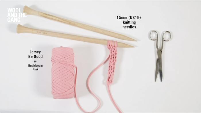 How To Knit An I-Cord (with straight needles) - Step 1