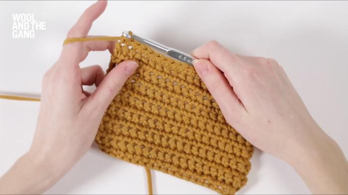 How To Crochet A Single Ridge Stitch - Step 2