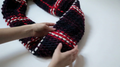 How To Knit A Tartan Scarf - Step 1