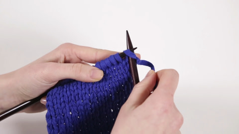 How To Knit SL1, K2TOG, PSSO Decrease - Step 1