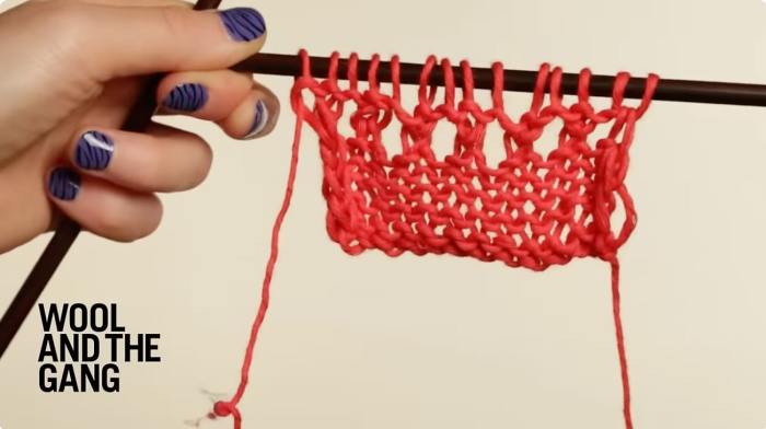 How To: Knit A Holey Stitch - Step 6