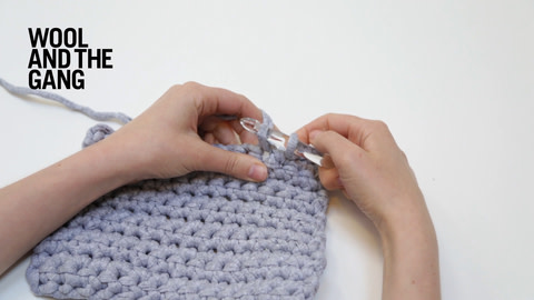 How to Decrease in single crochet - Step 2