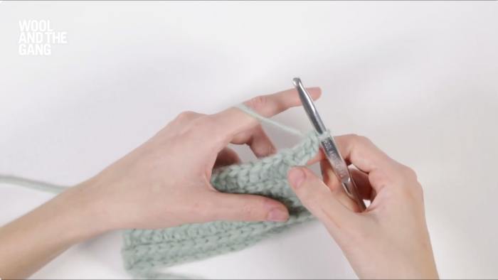 How To Crochet A Half Double Crochet Rib - Step 5