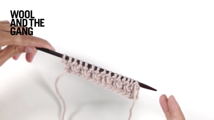 How To: Knit Hexagon Stitch - Step 16