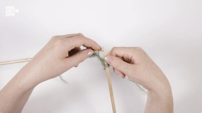How To Knit Chevron Lace Stitch - Step 4