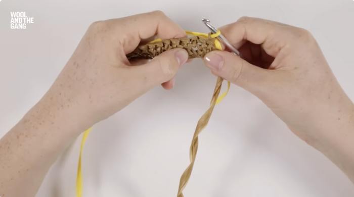 How To: Crochet Single Crochet Spike Stitch - Step 2