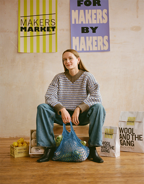 LP Makers Market Main - Editorial module Product image - Rows Sweater