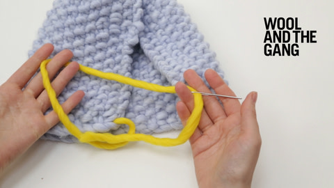 How To: Do A Vertical Invisible Seam With Moss Stitch (Seed Stitch) - Step 2