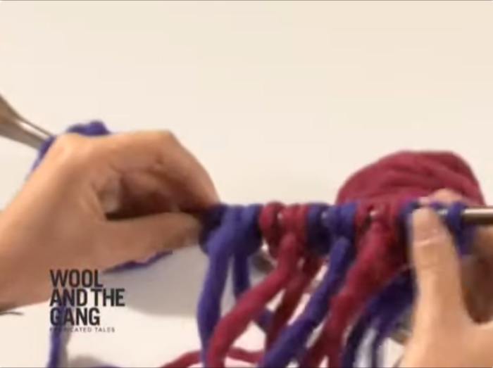 How to knit: Intarsia - step 5