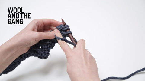 How To: Knit Woven Stitch - Step 9