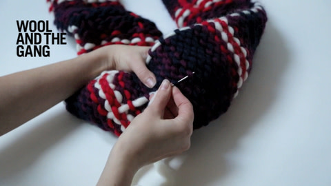 How To Knit A Tartan Scarf - Step 9