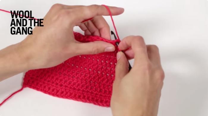 How to: Decrease in Half Double crochet - Step 2