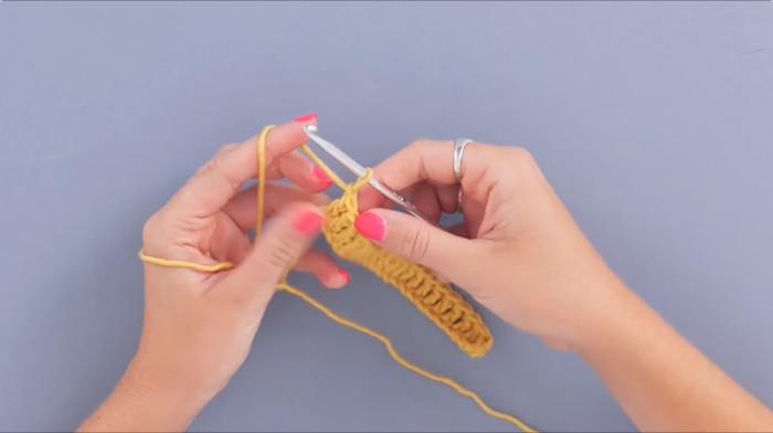 How to crochet waffle stitch - step 5
