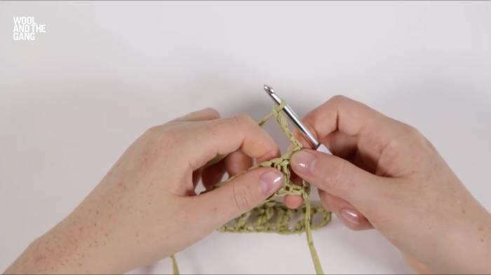 How To Crochet Twisted Treble Crochet - Step 6