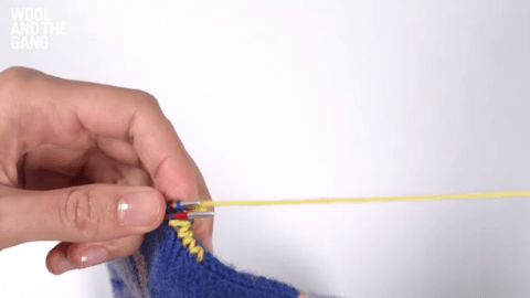 How to Join The Toe Of A Sock Using Kitchener Stitch - Step 4