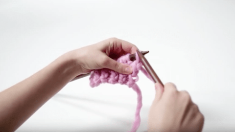 How to knit twisted rib, step by step tutorial