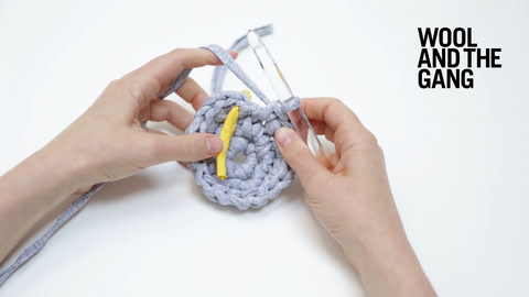 How To: Crochet A Flat Circle - Step 8
