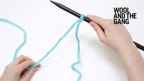 Super Stretchy Slipknot Cast On - Knitting Stitch Dictionary 