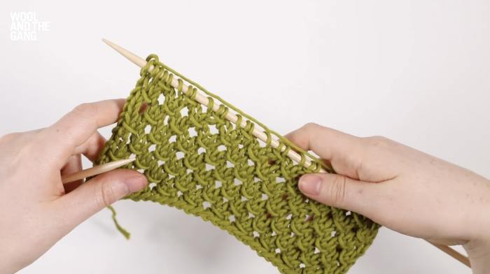 The Open Check Stitch :: Knitting Stitch #125