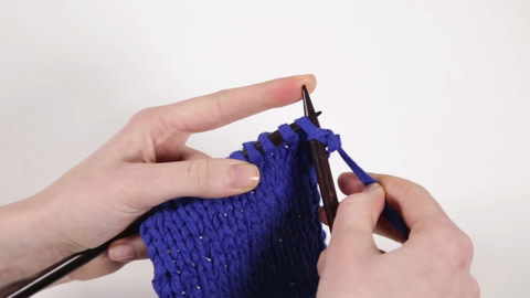 How To Knit SL1, K2TOG, PSSO Decrease - Step 3