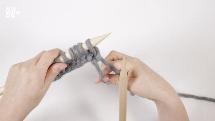 How To Knit Trinity Stitch - Step 2