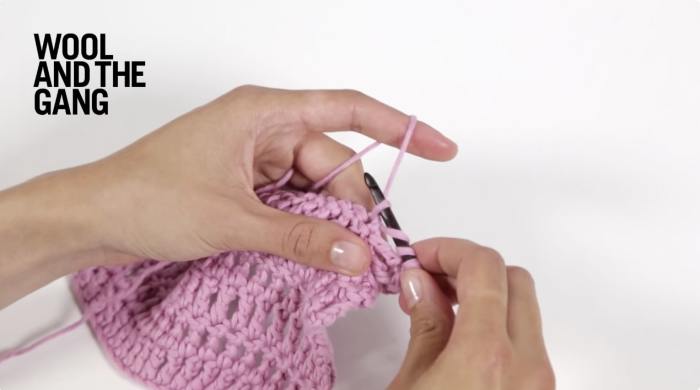 How To Crochet the Treble Crochet Increase - Step 2