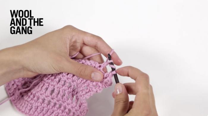 How To Crochet the Treble Crochet Increase - Step 3