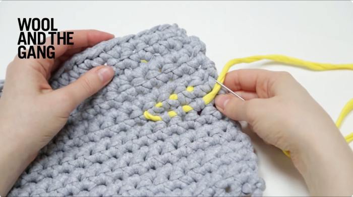 How to weave in your ends in crochet - step 5