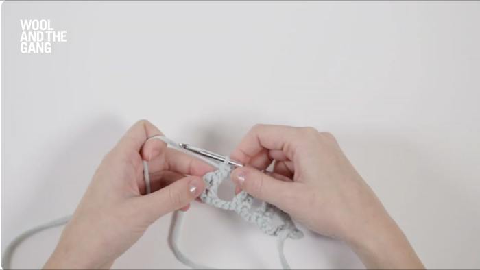 How To Crochet Lattice Stitch - Step 10