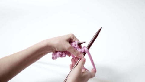How To Knit Half-Twisted Rib - Step 6