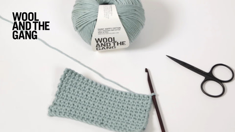 How To:  Single Crochet Through The Back Loop - Step 1