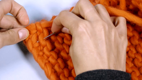 How To: Knit a Scarf - Step 16
