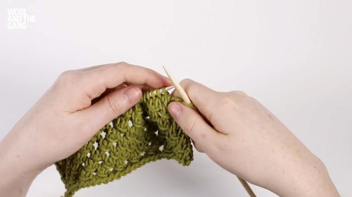 How To Knit: Open Knot Stitch 