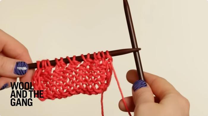 How To: Knit A Holey Stitch - Step 4
