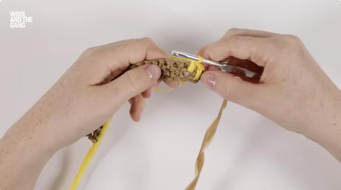 How To: Crochet Single Crochet Spike Stitch - Step 4