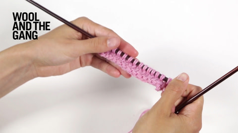 How to Knit Honeycomb Brioche Stitch - Step 3