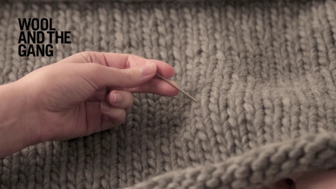 How to Duplicate Stitch on Knitting - Step 2