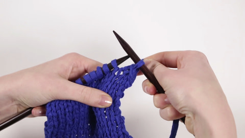 How To Knit SL1, K2TOG, PSSO Decrease - Step 4