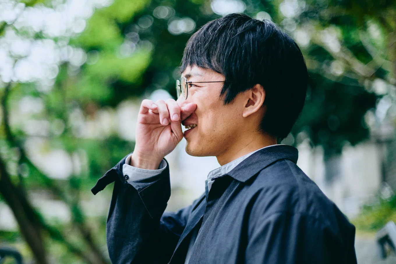 微笑む谷川さん