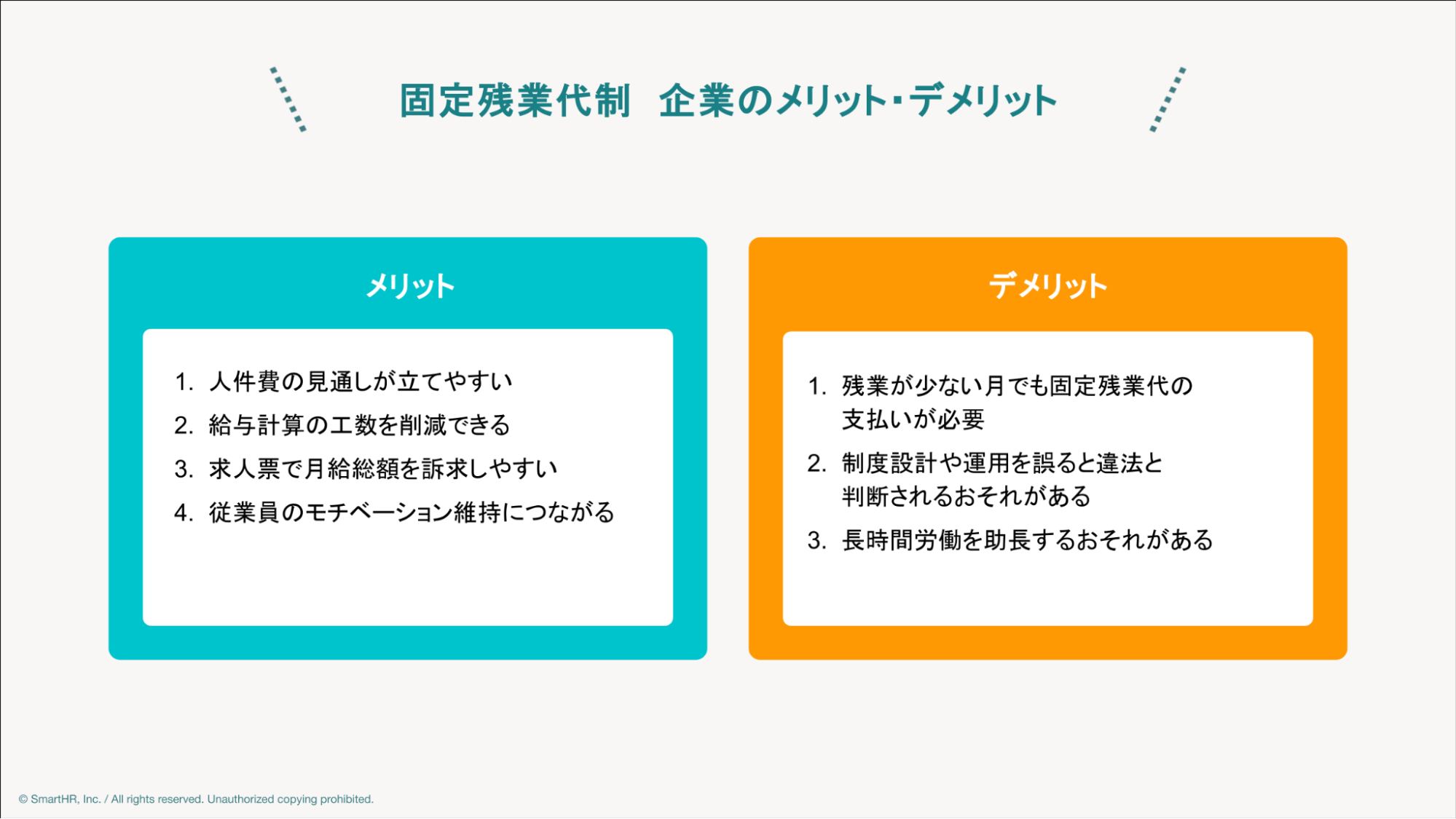 固定 残業 代 メリット