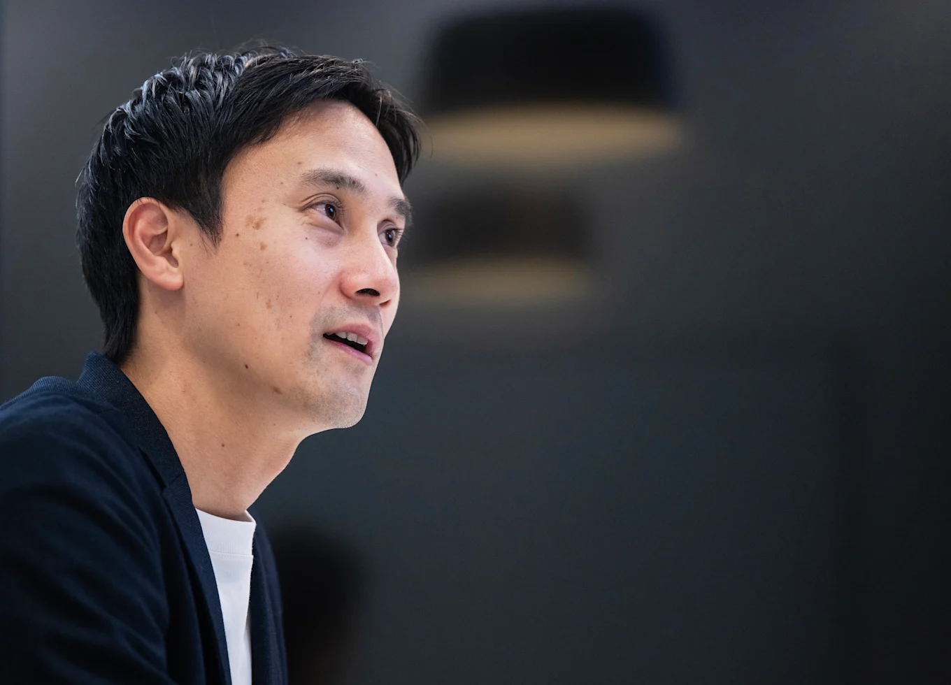 お話をする品川さんの写真