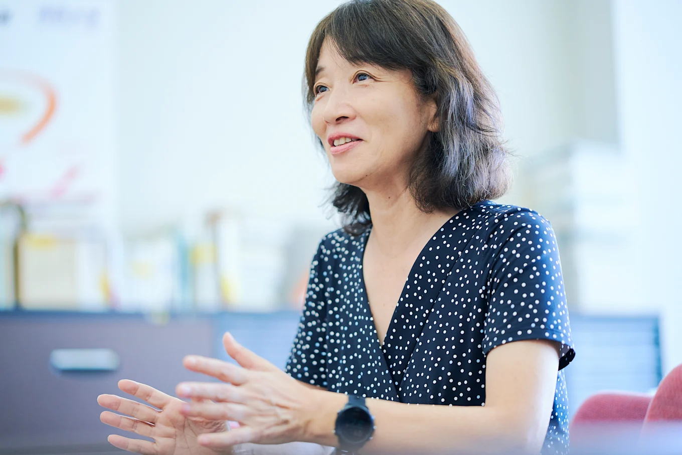 管理職の負担について話す坂爪さん