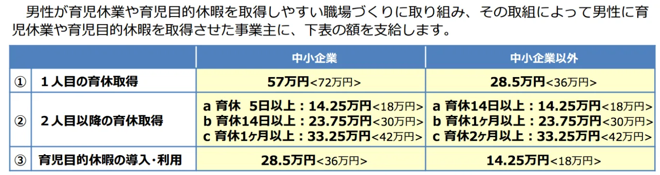 両立支援等助成金