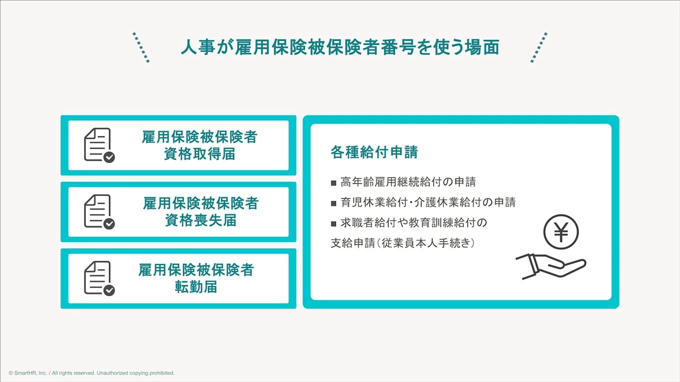 【人事の実務】雇用保険被保険者証を使う場面