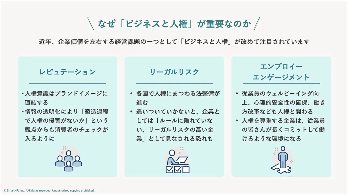 「ビジネスと人権」が重要である理由