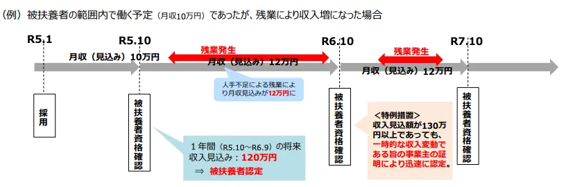 （出典）「年収の壁」への当面の対応策（支援強化パッケージ概要）（令和７年４月１日時点版） - 厚生労働省