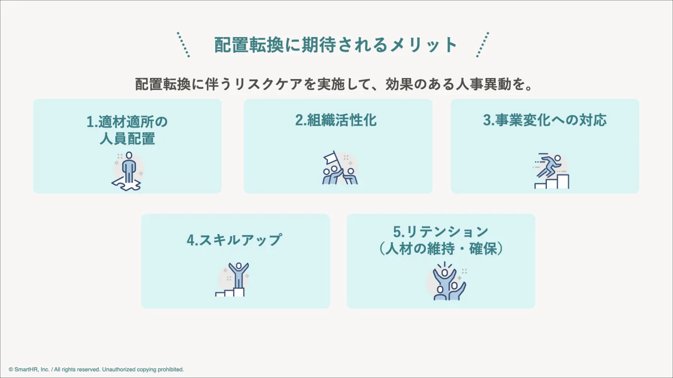 配置転換に期待されるメリット