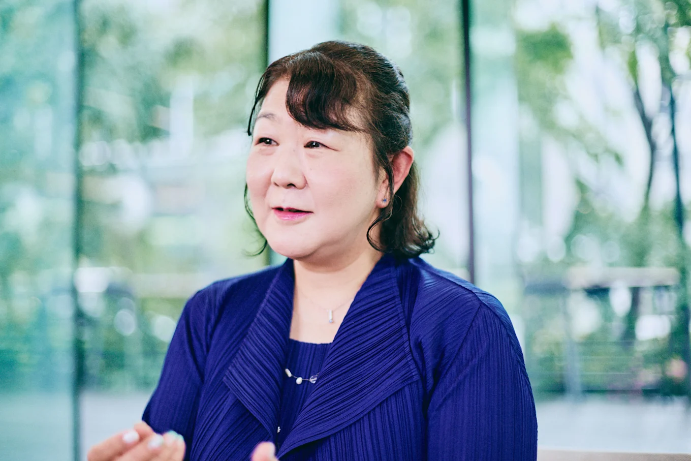 「現場現物」が大切だとお話しされる露木さん