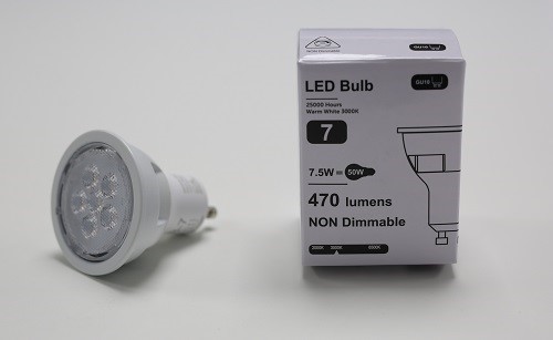 Bulb 7_ Bright GU10, non-dimmable